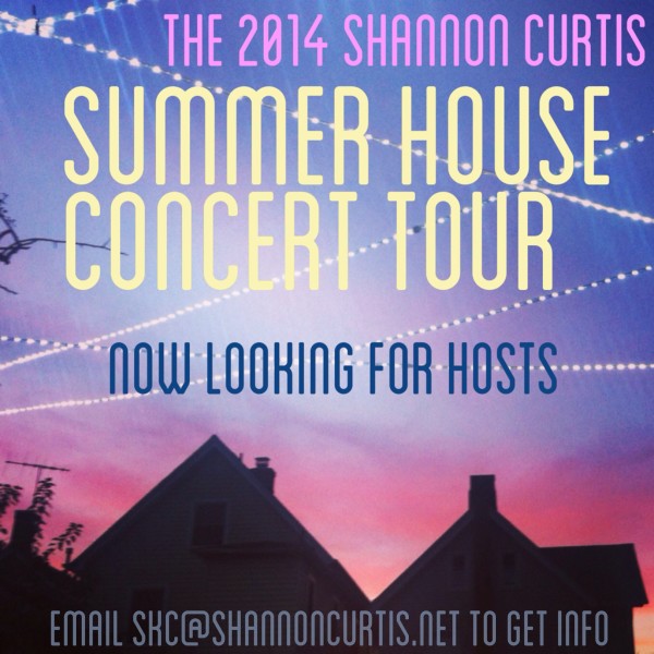 2014 Summer House Concert Tour