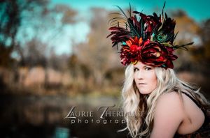 stunning headdress and photo by Laurie